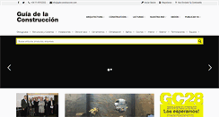 Desktop Screenshot of guia-construccion.com