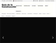 Tablet Screenshot of guia-construccion.com